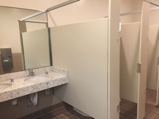 After and Before Image of Restroom