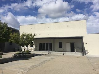 After and Before Image of courtyard entrance